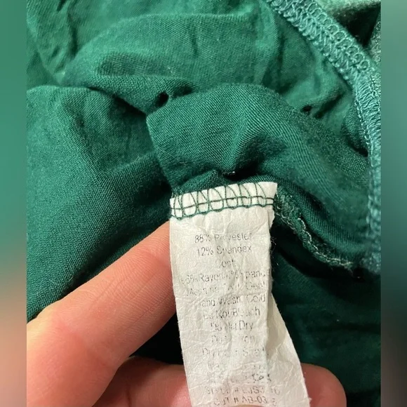 Nellie Mae Emerald Green Consequences Bodysuit, Size 2XL, Sleek Satin Holiday - Picture 8 of 8